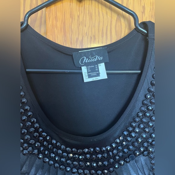 Beautiful black flapper style dress - Picture 2 of 3